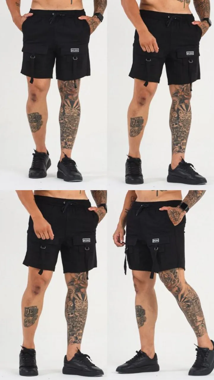 Shorts Pow Jeans Cargo Masculino