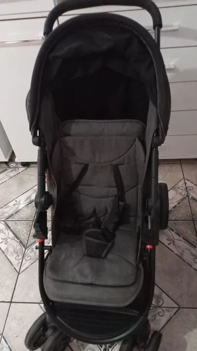 Carrinho + bebê conforto Cosco kids Nexus Travel System (preto mescla) - Foto 3