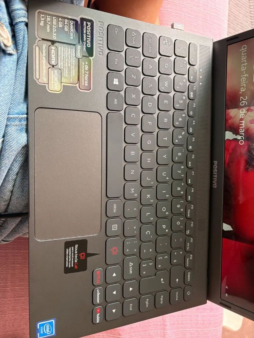 Notebook Positivo Motion Gray Q464C