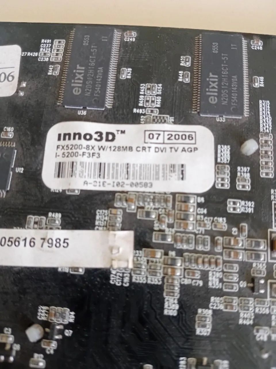 Cooler Ventilador Placa Vga inno3D Fx5200-8x W 128mb Agp - Foto 6