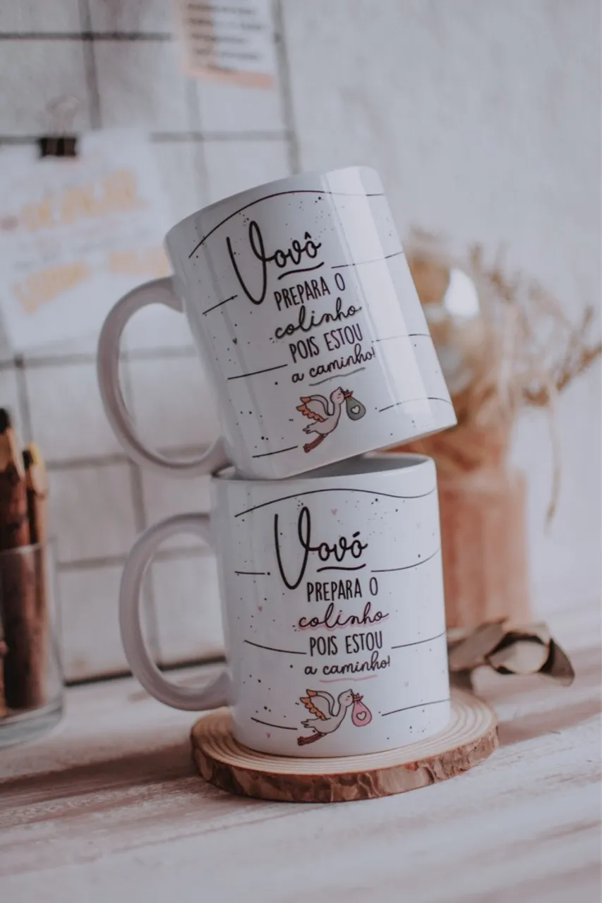 Caneca Personalizada Vovó - Presente Especial