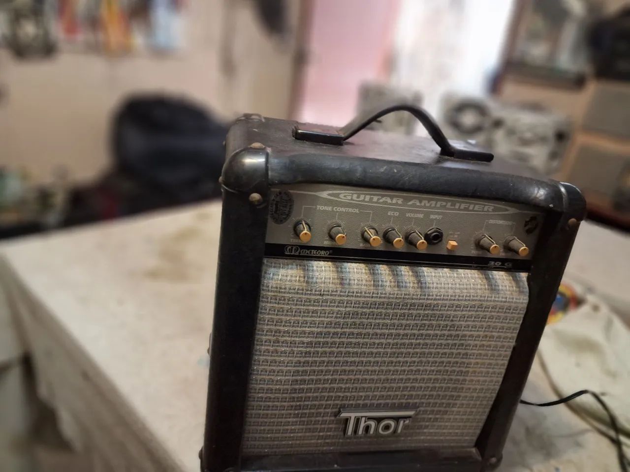 Caixa de som para músico 