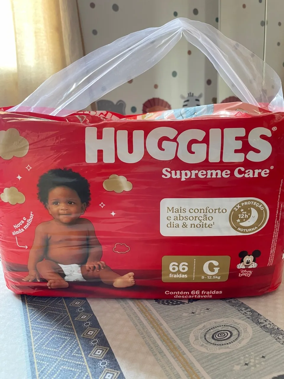 Fraldas Huggies Supreme Care G - 66 unidades