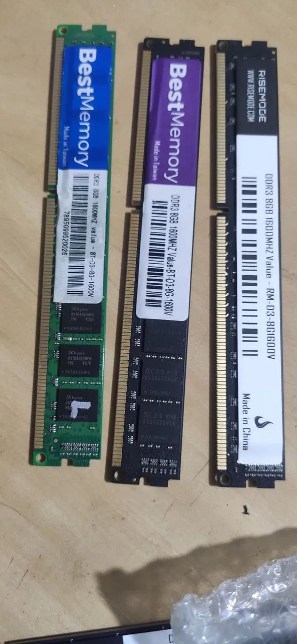 Memórias Pc ddr3 8gb 1600mhz Memória RAM Conjunto