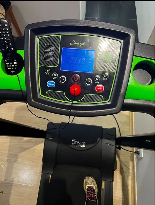Vendo Esteira Dream Fitness CONCEPT 2.5 - Excelente Estado! - Foto 4