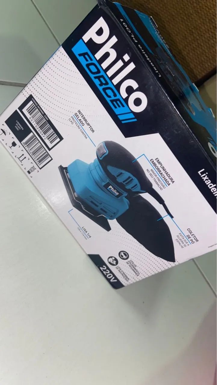 Lixadeira Reta Philco Force III 220V