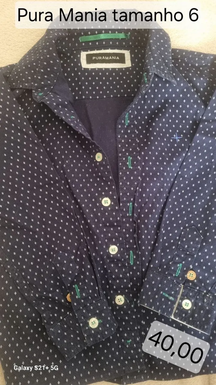 Camisa Pura Mania tamanho 6