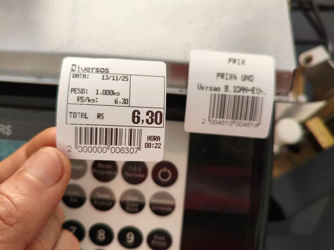 Balança Prix 4 Ethernet Semi Nova 15 Kg  - Foto 4