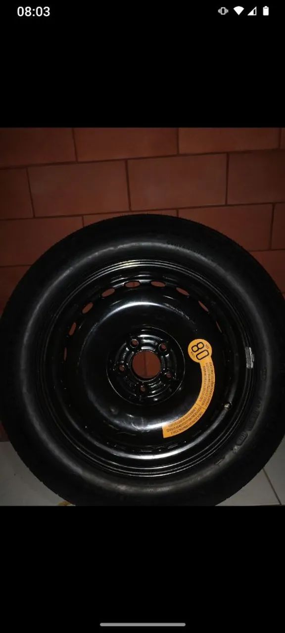 Pneu estepe aro 17  165/80d17