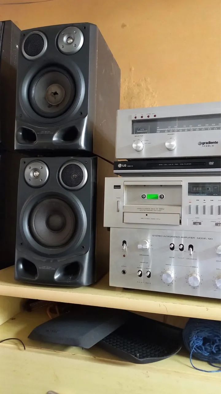 Receiver Model120, deck, tuner model 8 e caixas - Foto 3