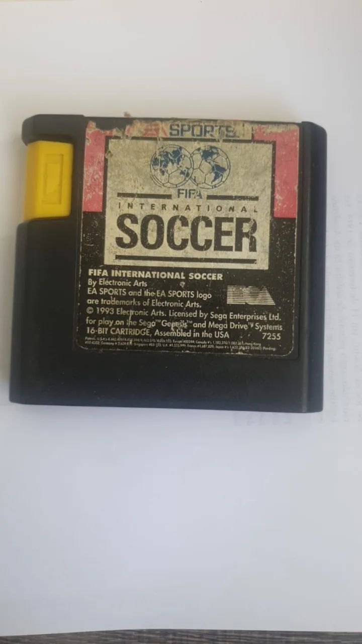 FIFA iNTERNATIONAL SOCCER MEGA DRIVE