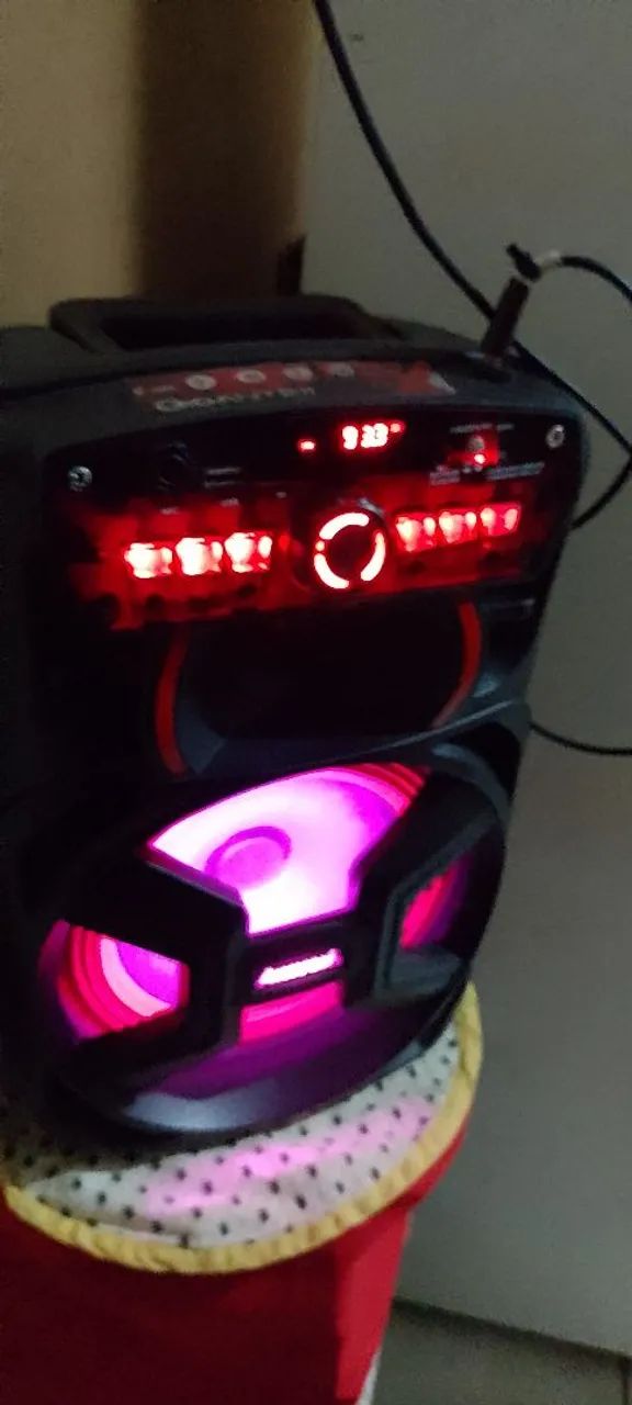 Caixa de Som Bluetooth com LED - Foto 3