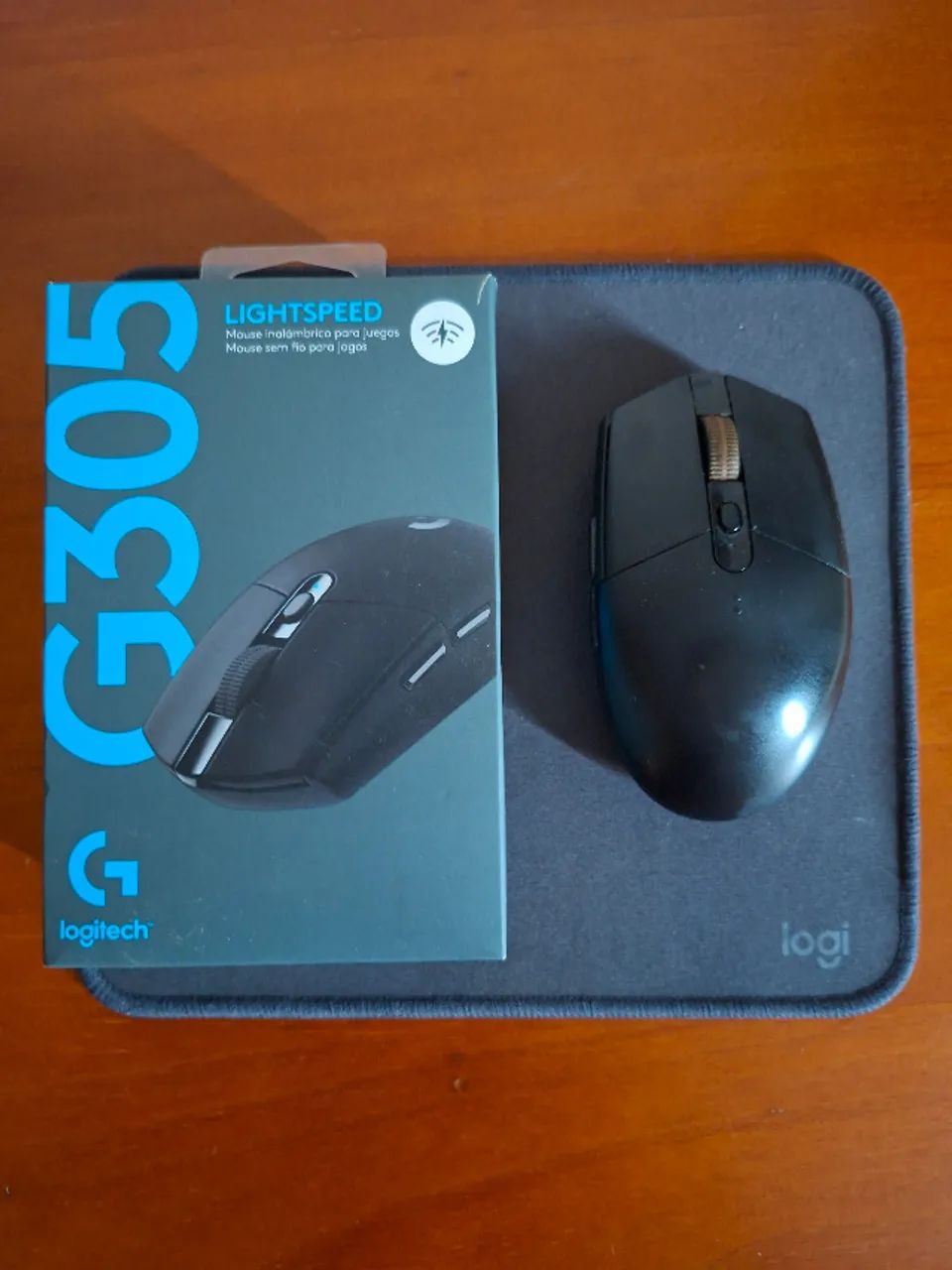 Mouse sem fio Logitech G305 Lightspeed com caixa original