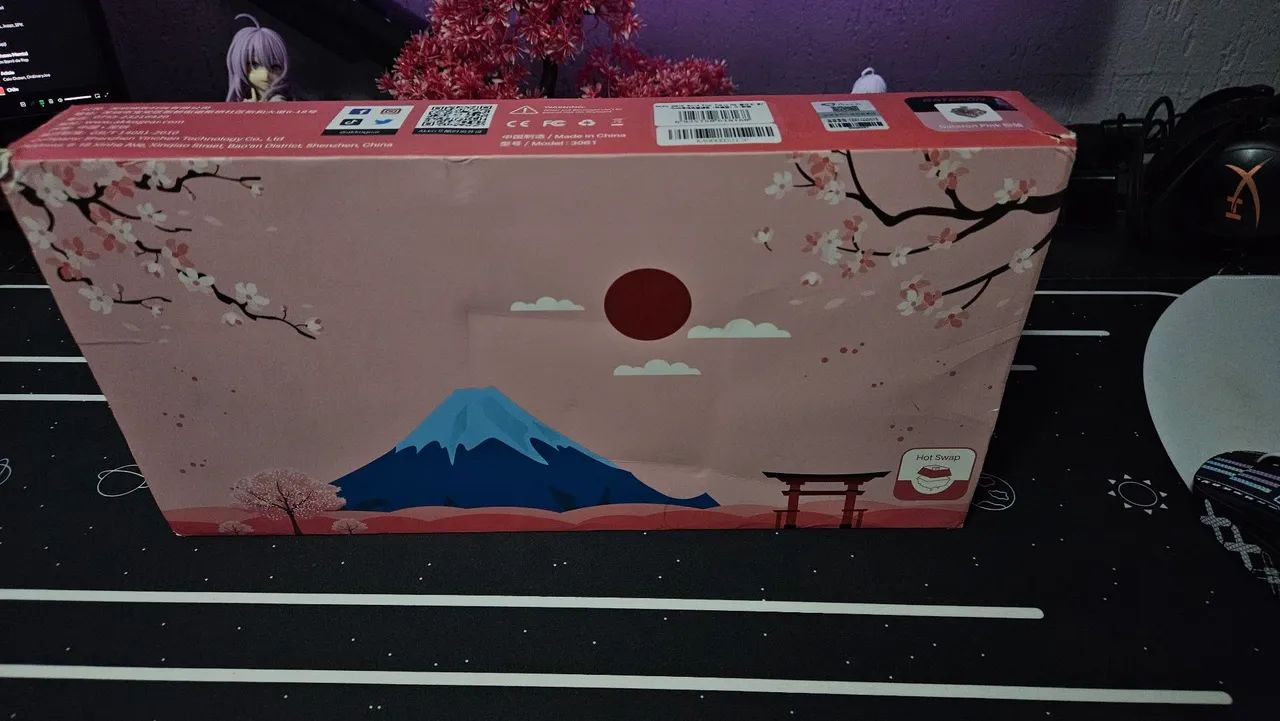 Teclado Akko 3061S World Tour Tokyo R2 - Gateron Pink - Foto 3