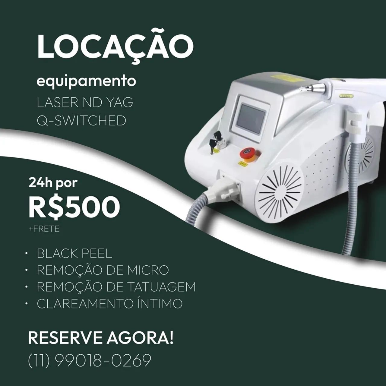 LASER ND-YAG Q-SWITCHED - ALUGUEL - Foto 3