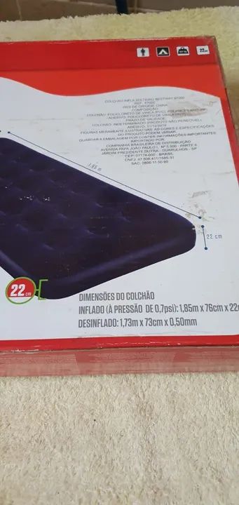 Colchão Solteiro BestWay inflável - Foto 3