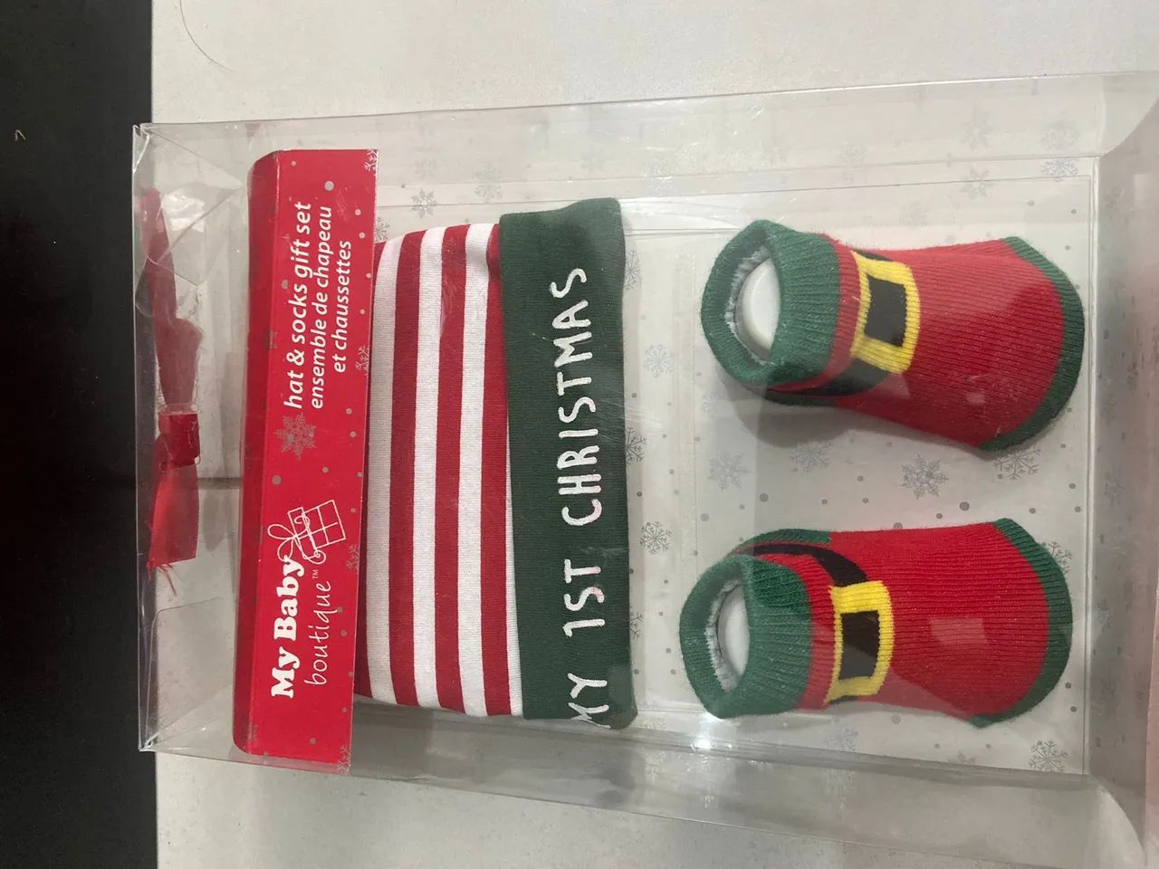 Kits de Meias para Bebê com Pompom  e de Natal - Foto 3