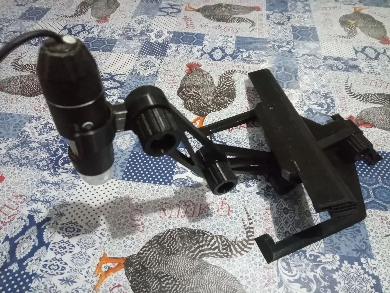 microscópio digital com suporte de plástico ambos 100% - Foto 4