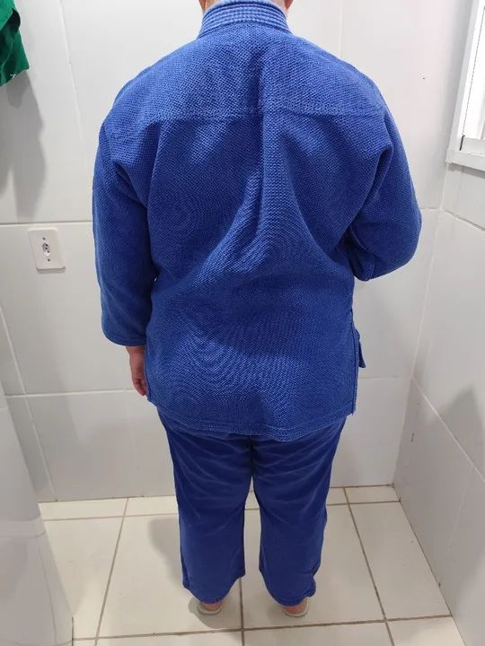 Kimono de Jiu-Jitsu Dragão Kimonos Azul - Foto 2