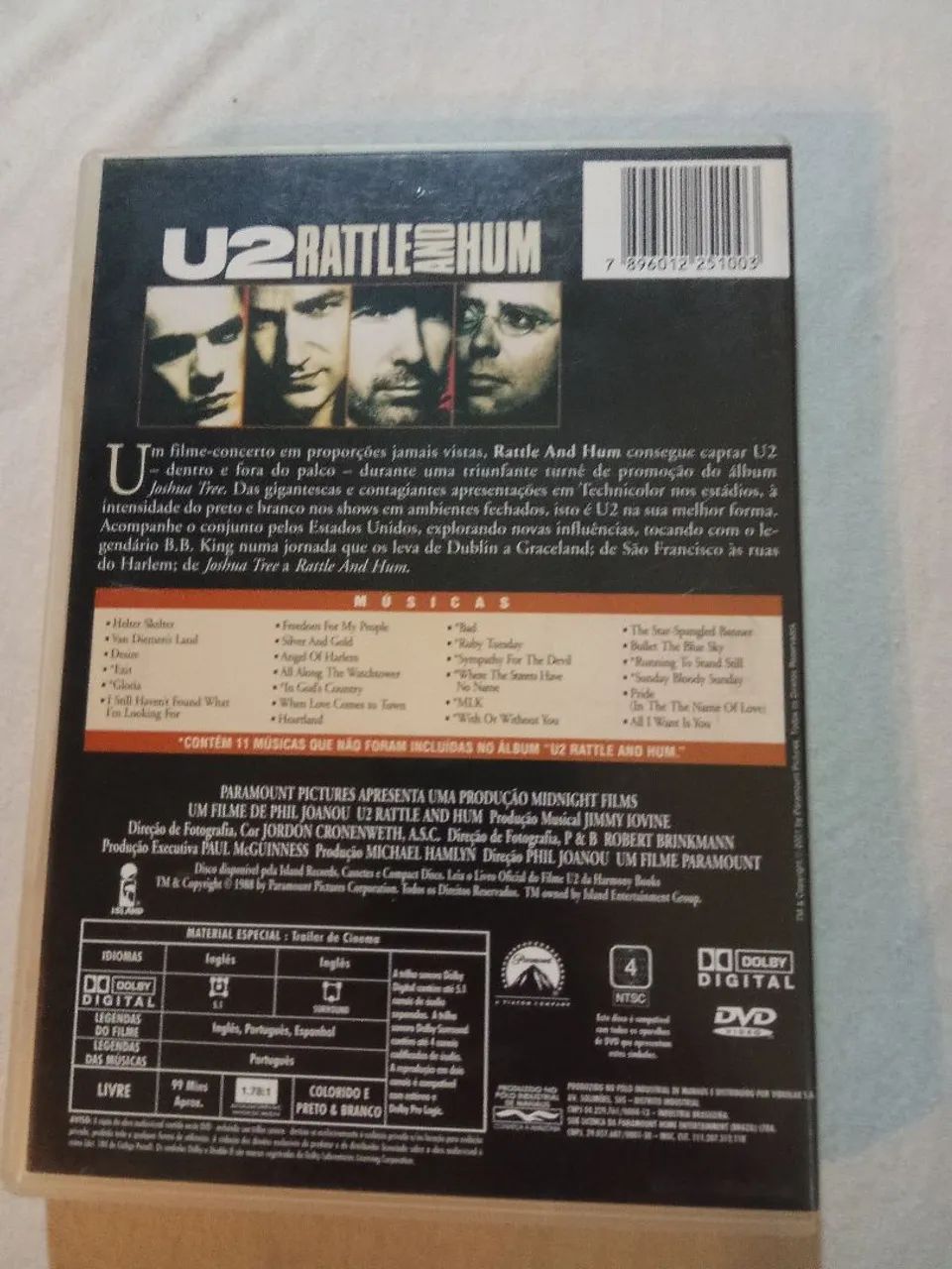 DVD U2 - Rattle and Hum - Foto 2