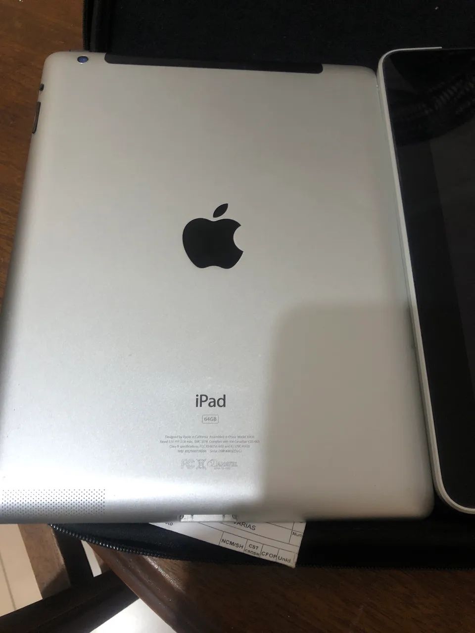 iPad pra retirar peças 