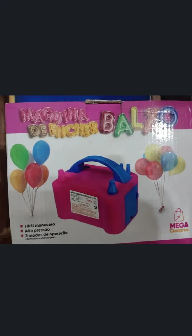 Máquina de encher balões - Festa e Aniversário