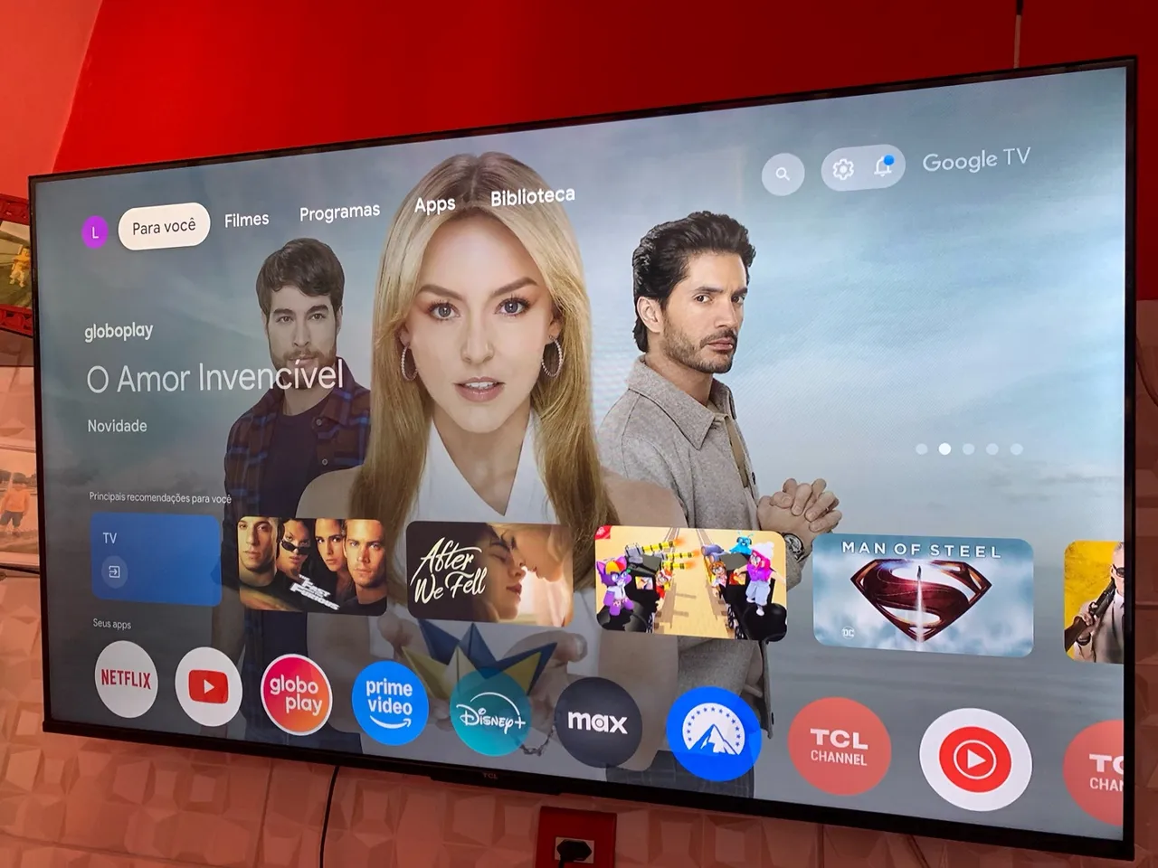 Smart TV TCL ( comprei da loja fui a única dono e motivo eu comprei uma nova