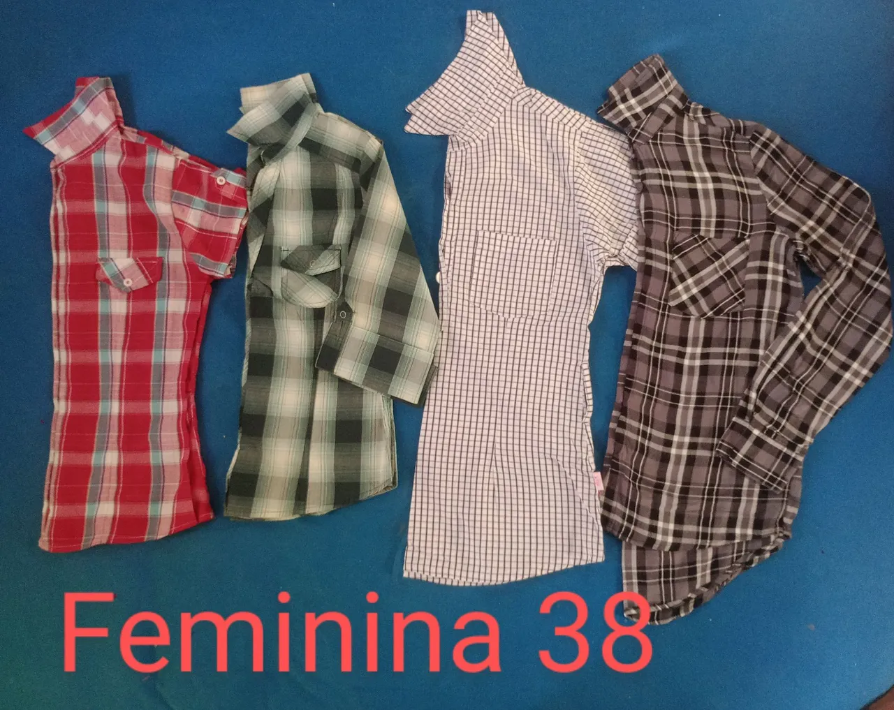 Camisas xadrez Femininas 36 ao 40
