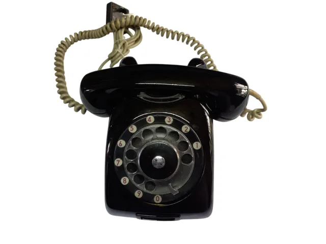 Telefone Anos 50 Para Decoração Preto