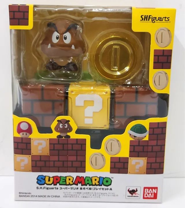 Super Mario S.H.Figuarts Playset A - Novo