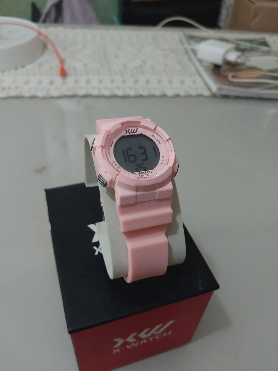 VENHAM CONFERIR!!!  Relógio X Watch Rosa - Foto 4