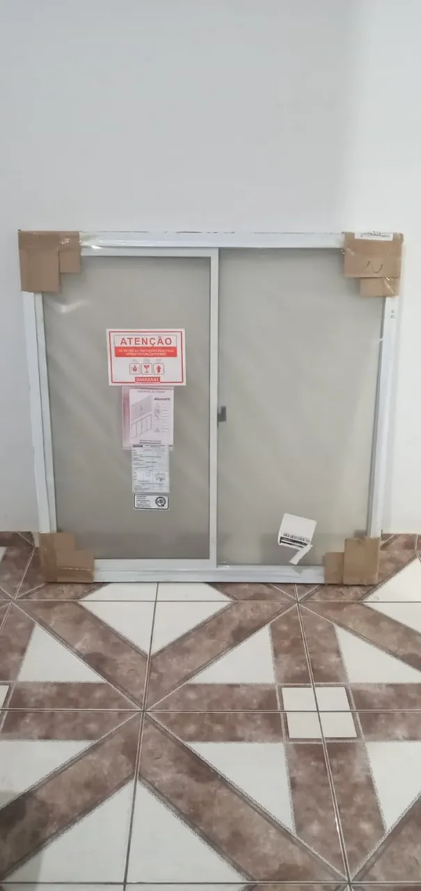 Janela de Correr sem Grade Alumínio - 2 Folhas - Branco