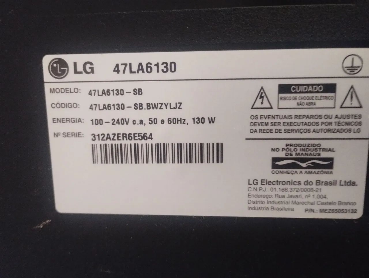 TV with Defect64167718955651121