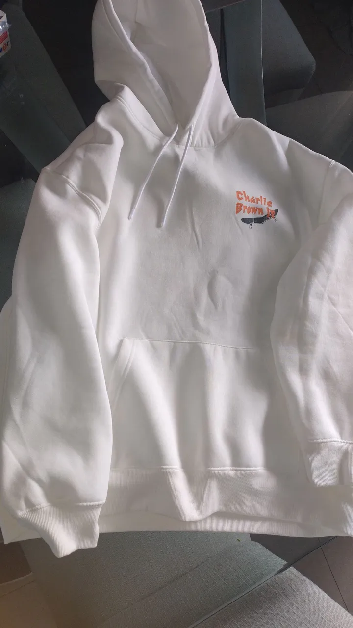 MOLETOM STREETWEAR BRANCO NOVO
