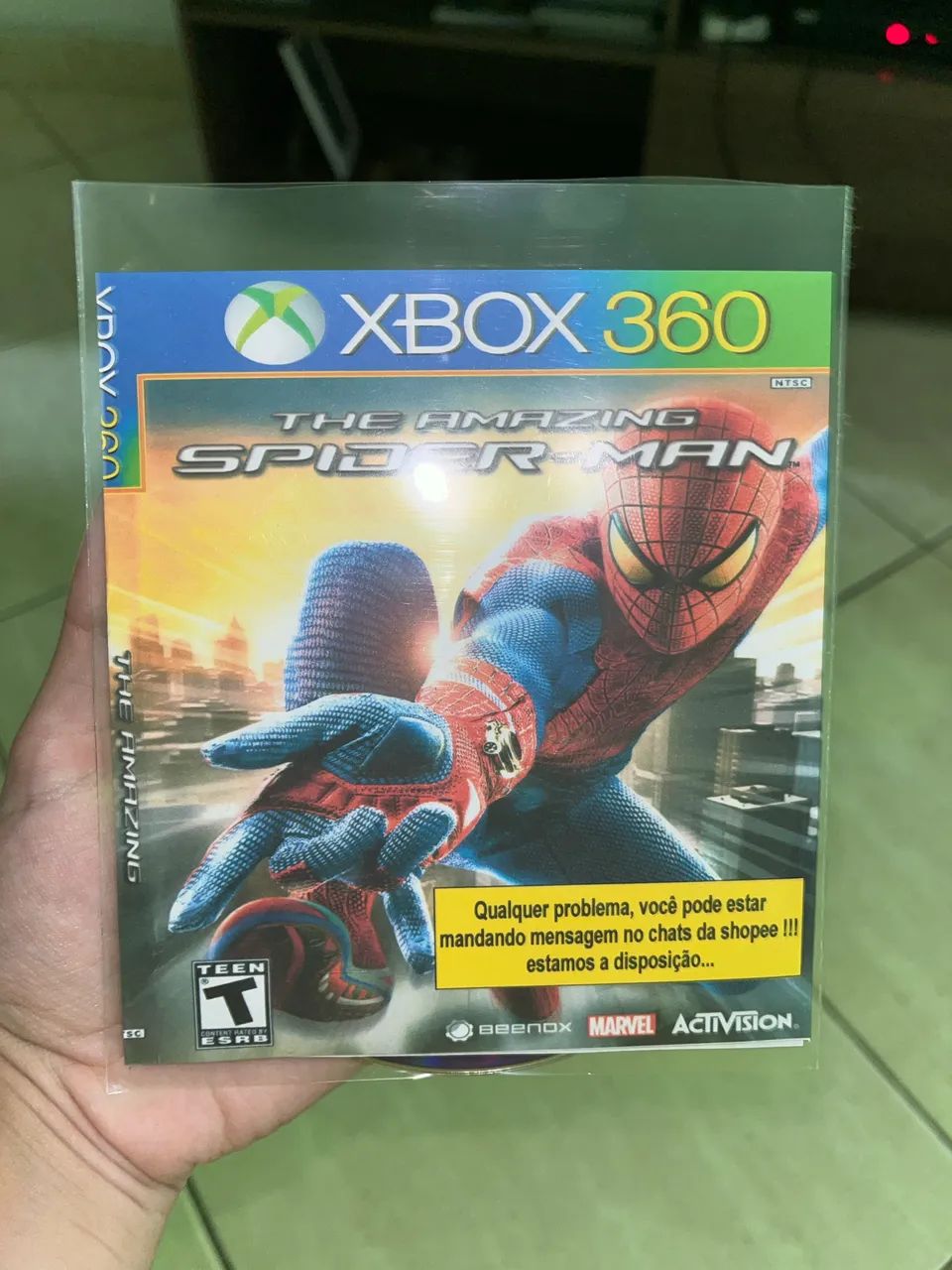The Amazing SpiderMan - Xbox 360 - RARO!