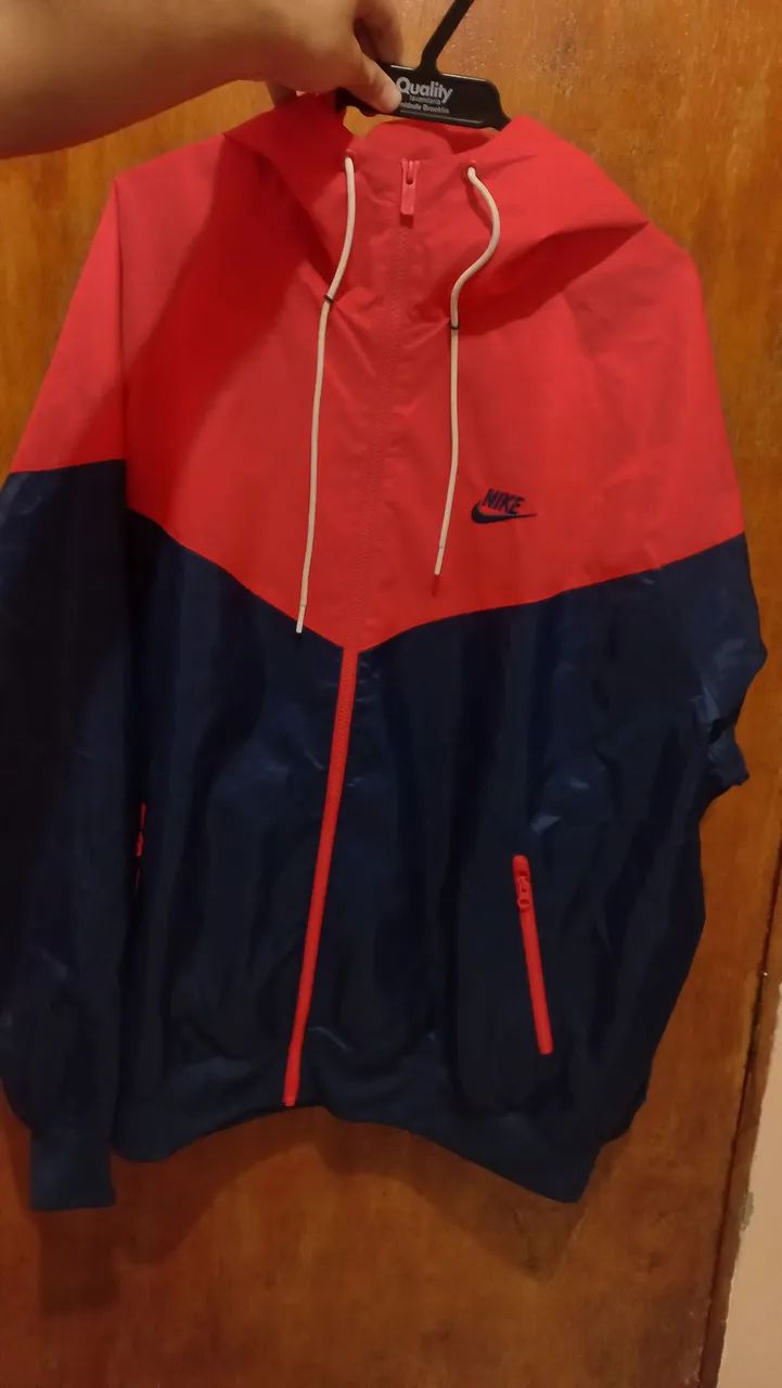 Corta Vento Nike Vermelho E Azul Corta Vento Nike Vermelho E Azul