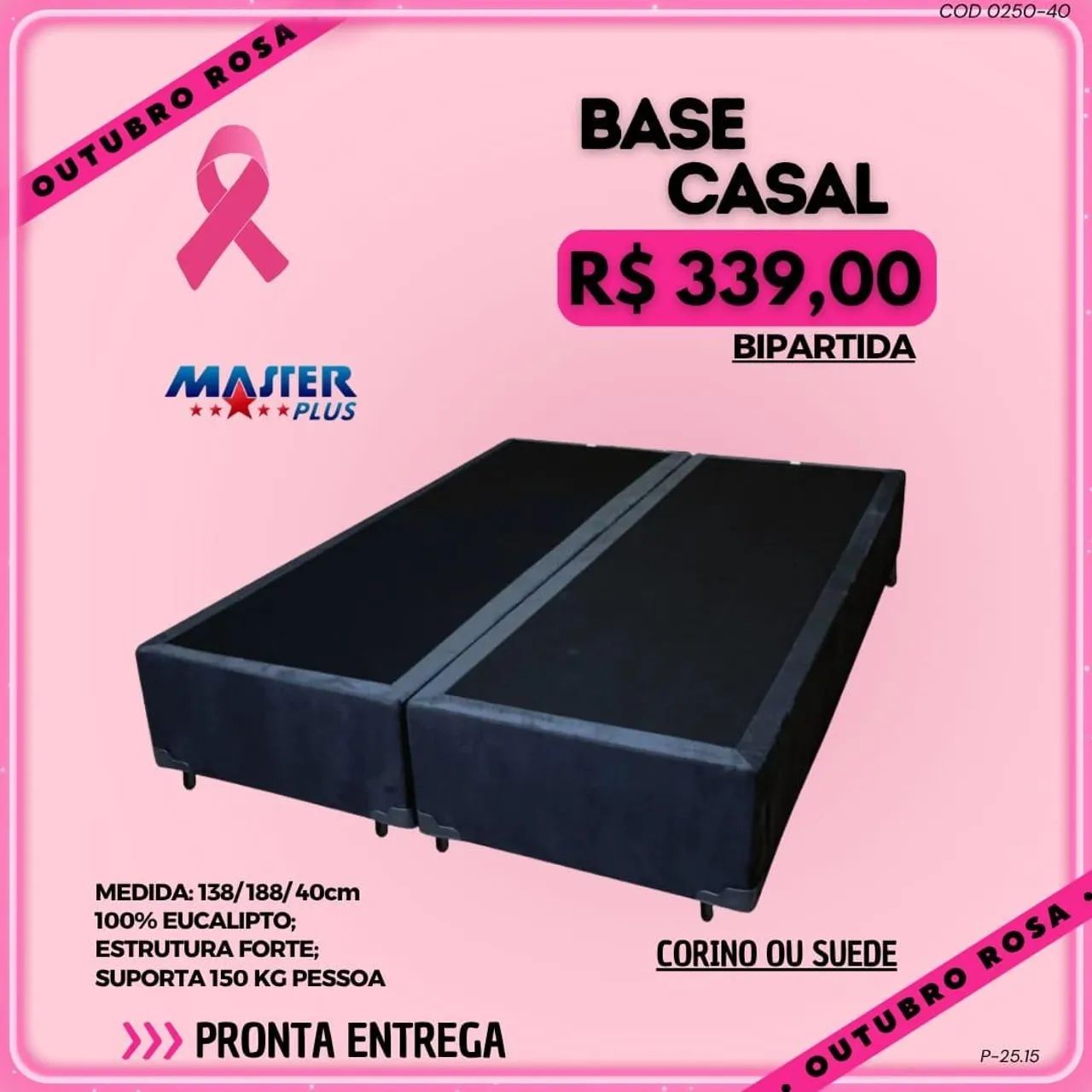 Base box casal bibartido normal 