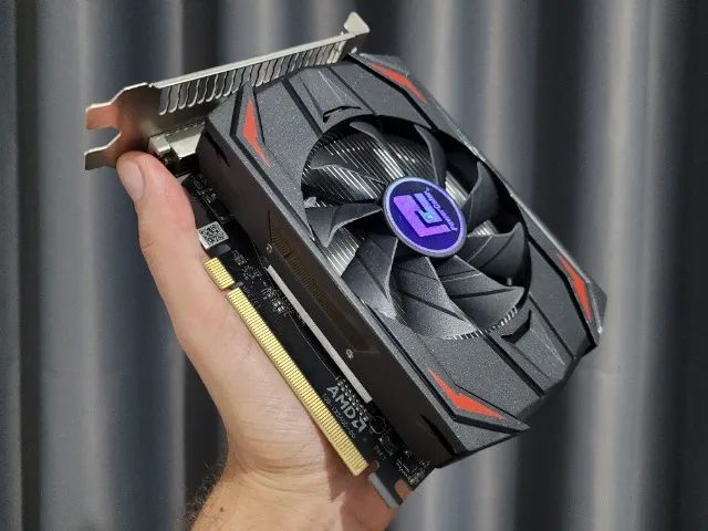 Placa de Vídeo PowerColor RX 550 4GB GDDR5 - Excelente Custo-Benefício