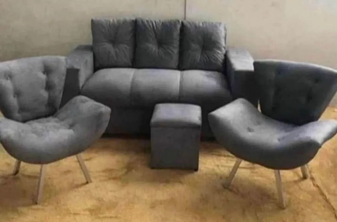 Kit de Sofá Com Poltronas  - Foto 2