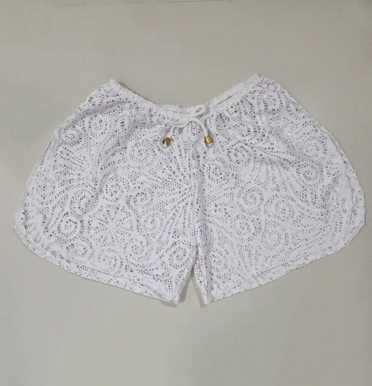 Vendo short de renda para praia - Foto 3