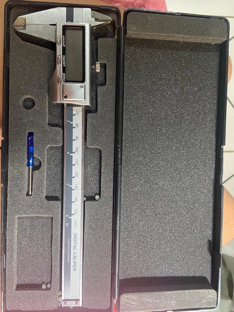 Paquímetro Digital Aço Inox - Ferramenta de Medição