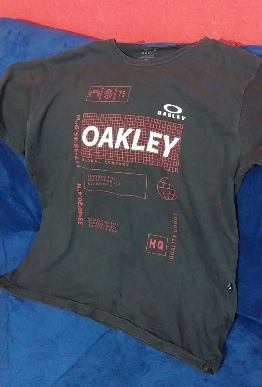 Camiseta Oakley Original tamanho g1