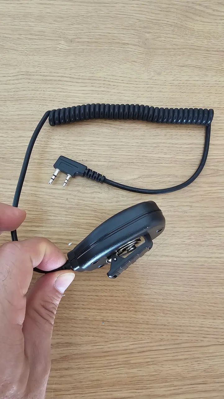 Kit mini microfone PTT Mike + fone de ouvido para Baofeng - Foto 4