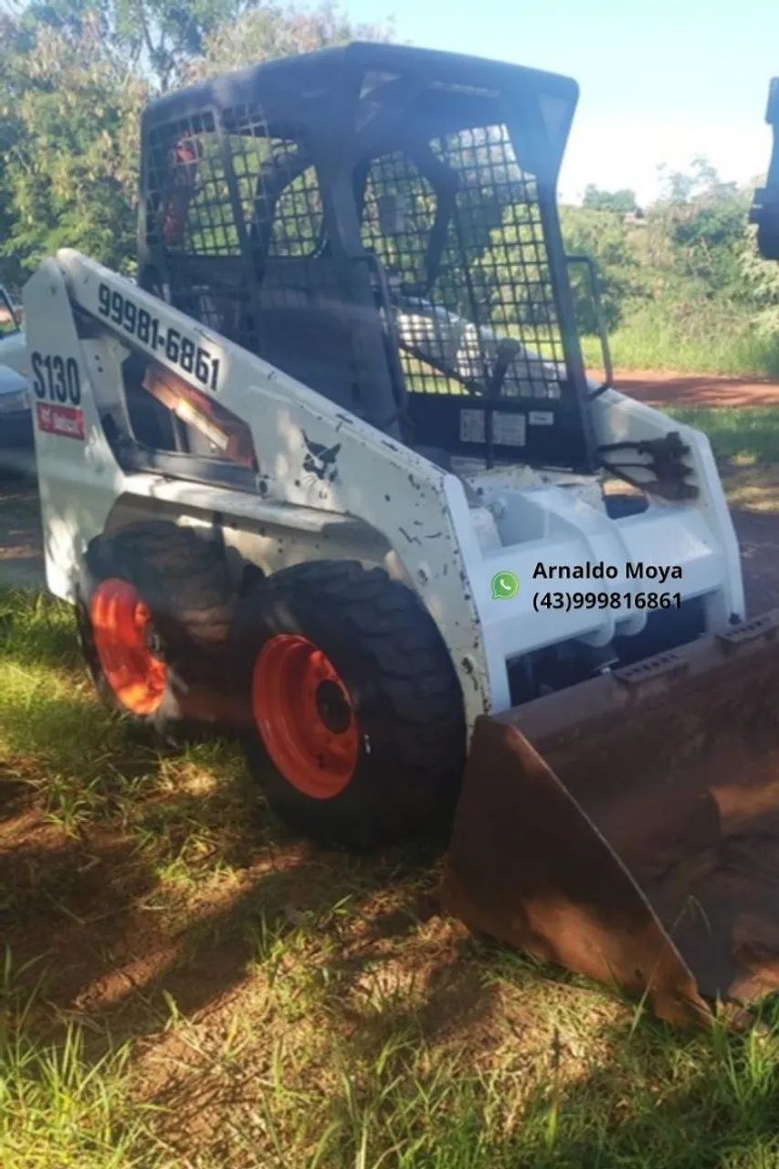 Bobcat s130 alavanca trabalhando 2008 - Foto 4