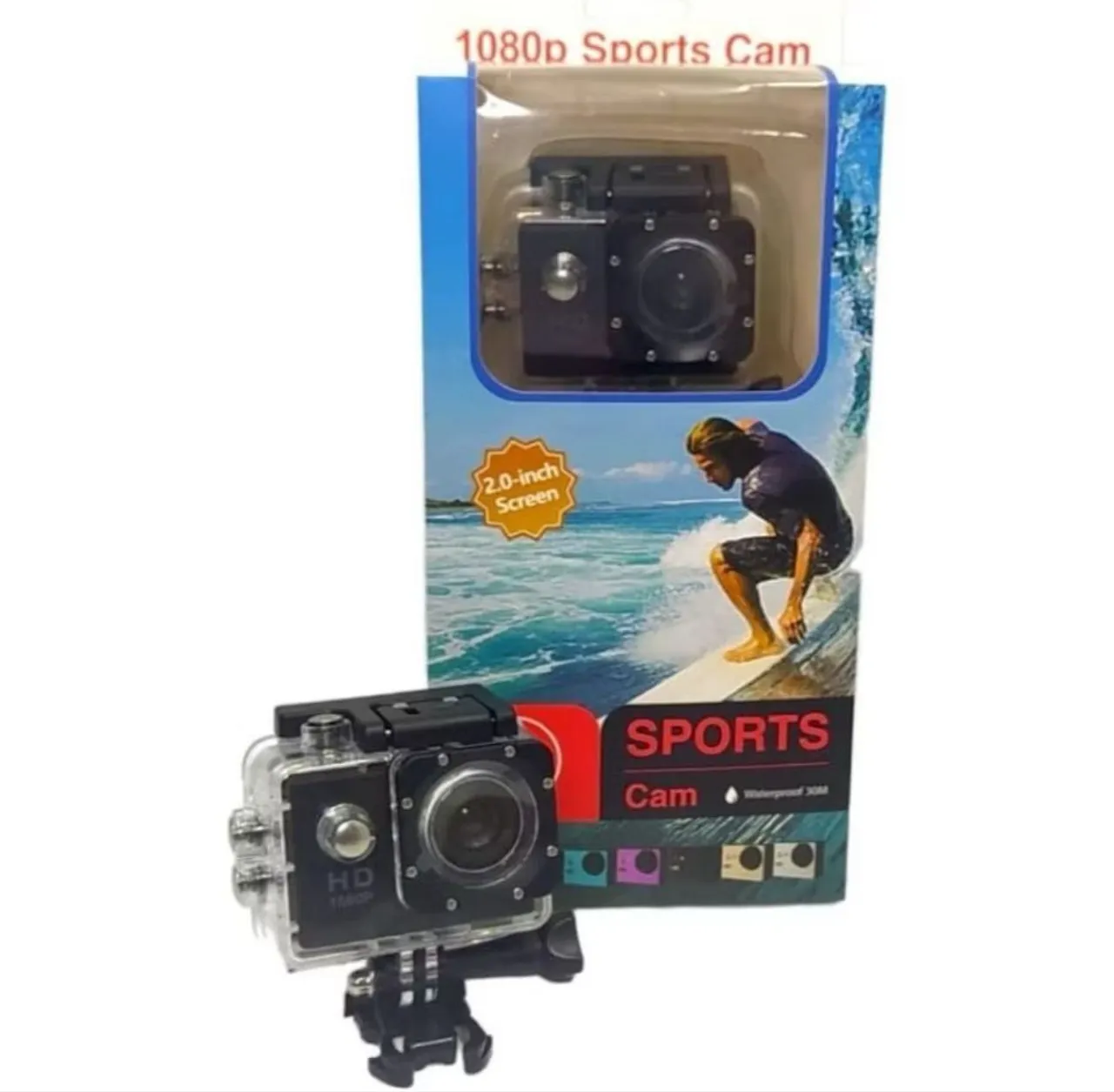 Câmera Esportiva 1080p - Perfeita para suas aventuras!