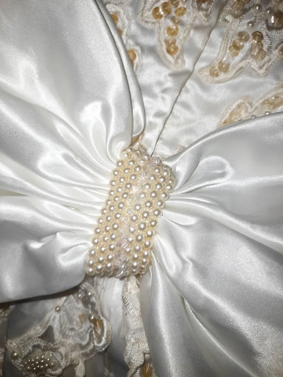 Vendo Lindo Vestido de Noiva Importado 40 - Foto 3