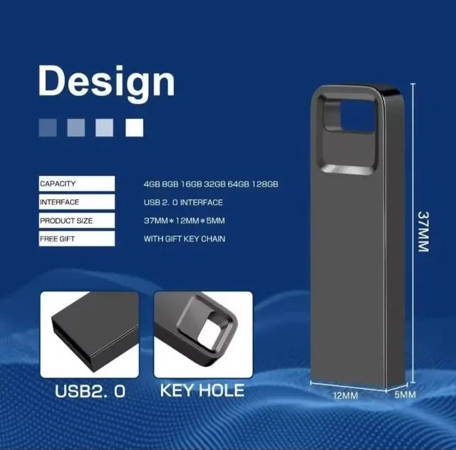 Pen Drive 32GB em Aço com Win 10