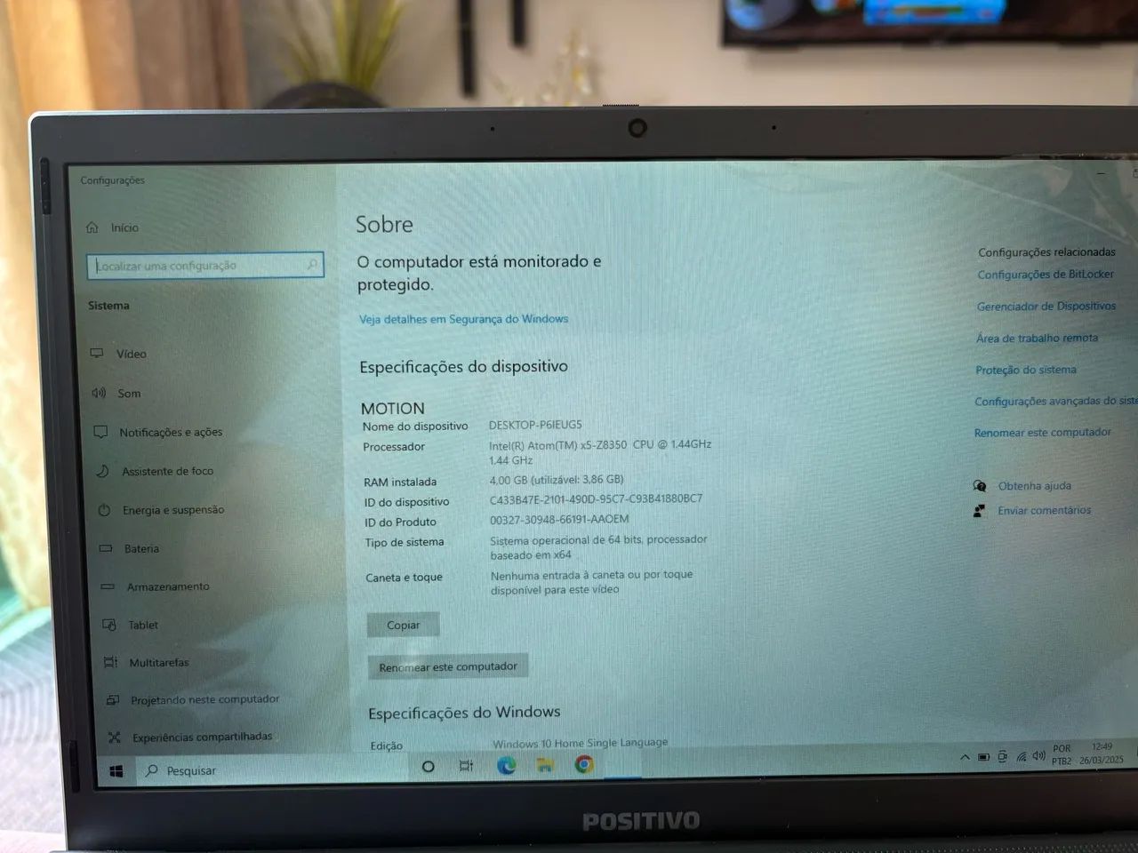Notebook Positivo Motion Gray Q464C - Foto 4