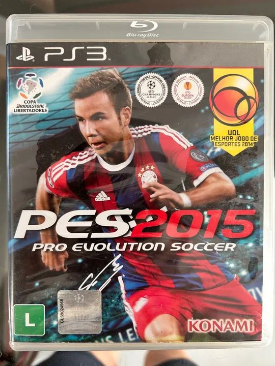 Jogo Pro Evolution Soccer 2015 PS3