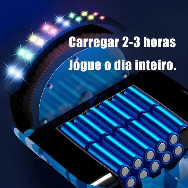 HOVERBOARD 2*MOTORES 160W COM BLUETOOTH E LEDS  - Foto 3